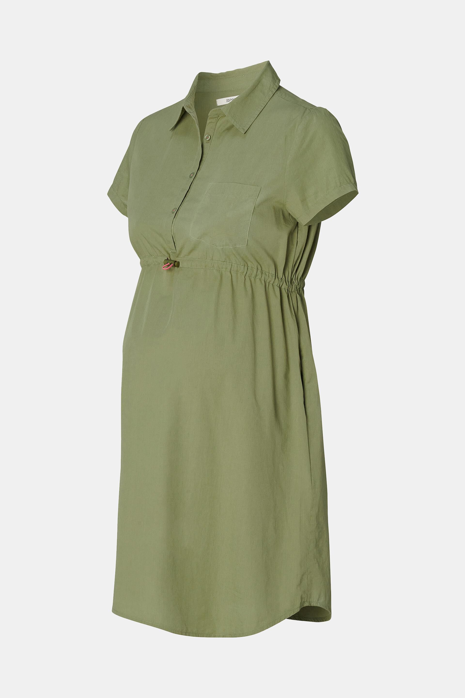 Fleece Hoodie Dress, Maternity & Nursing - grey light solid, Maternity |  Vertbaudet