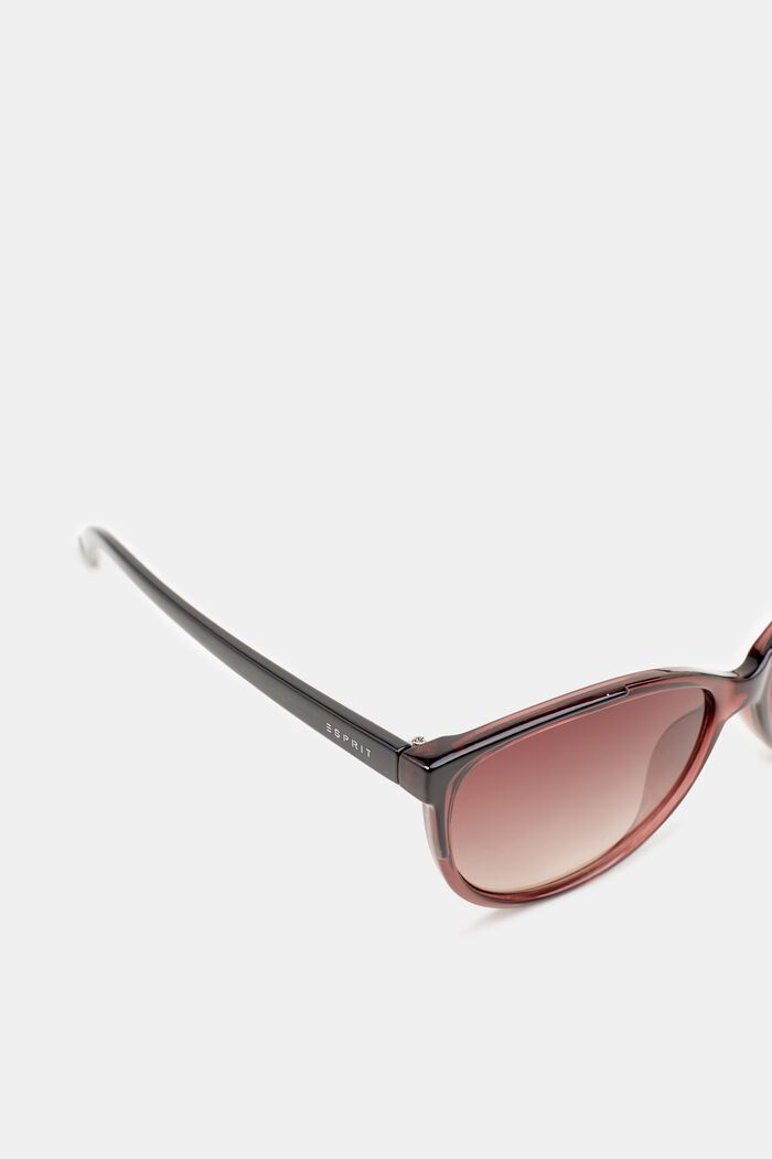Sunglasses with transparent frame, CRANBERRY, detail image number 1