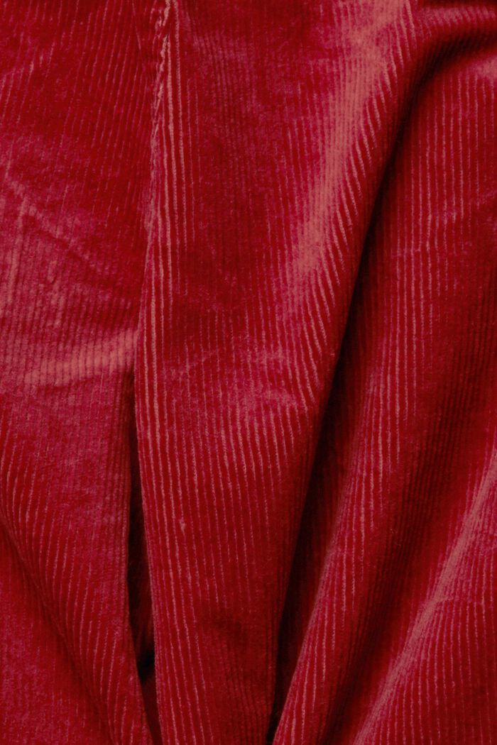 Mid-rise corduroy trousers, TERRACOTTA, detail image number 1