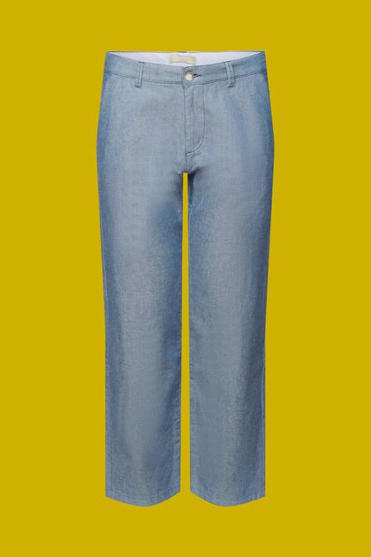 Structured chino trousers, 100% cotton