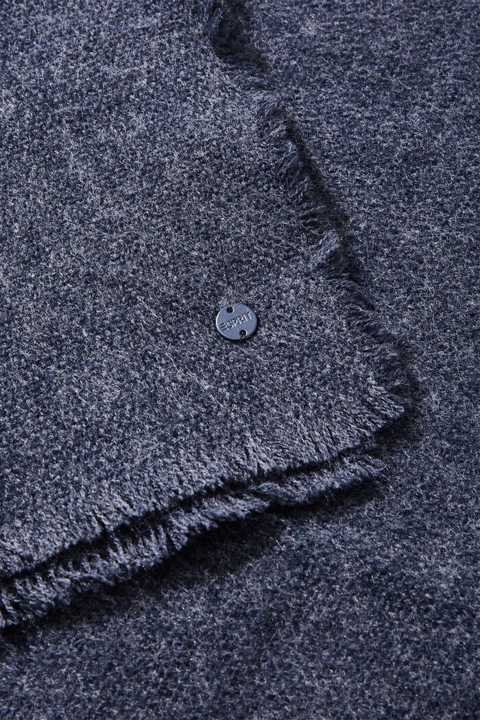 Oversized scarf, NAVY, detail image number 1