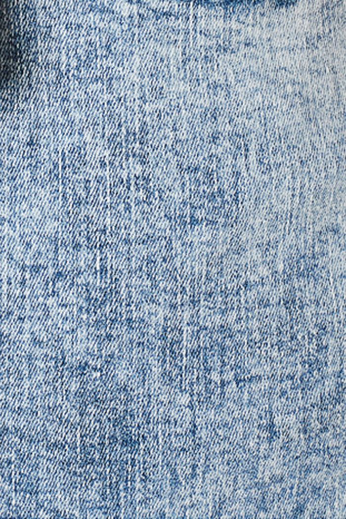 Cropped jeans with over-bump waistband, LIGHT WASHED, detail image number 2
