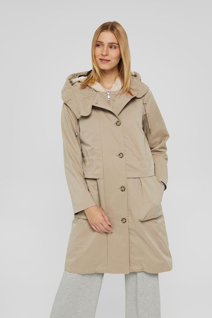 2-in-1: parka with an adjustable quilted body warmer, LIGHT TAUPE, detail image number 0
