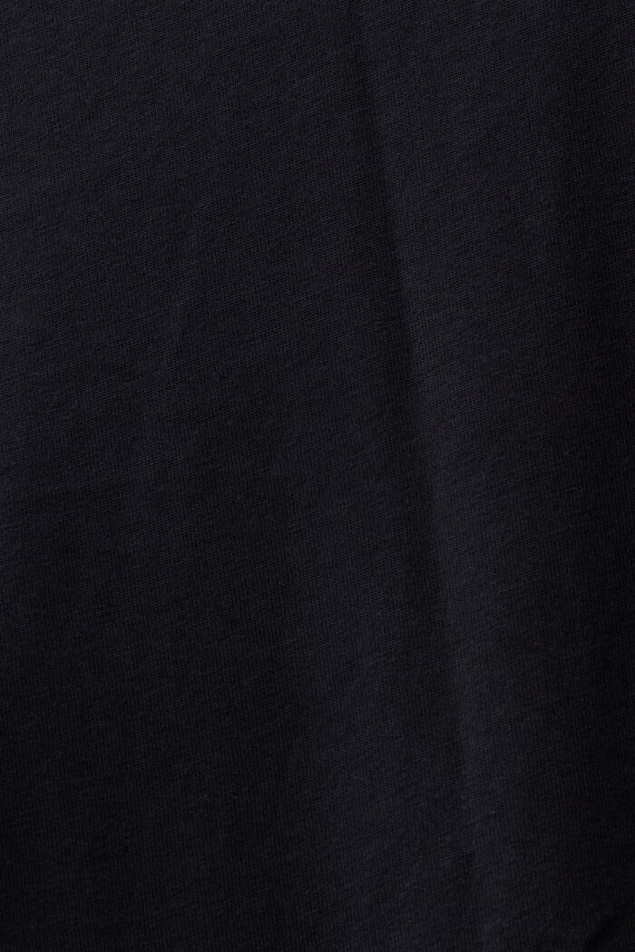 Holographic Print T-Shirt, BLACK, detail image number 4