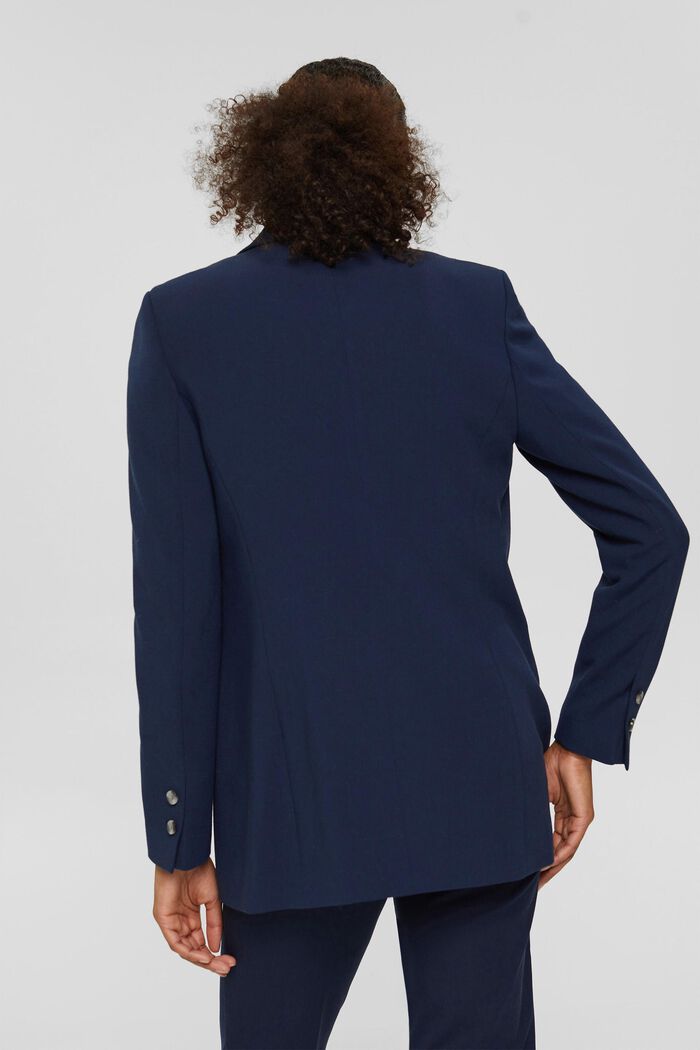 Relaxed double-breasted blazer, NAVY, detail image number 3