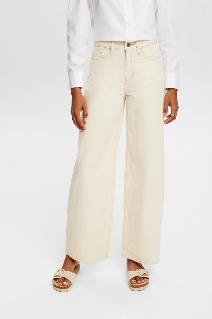 High-Rise Retro Wide Leg Jeans, OFF WHITE, detail image number 0