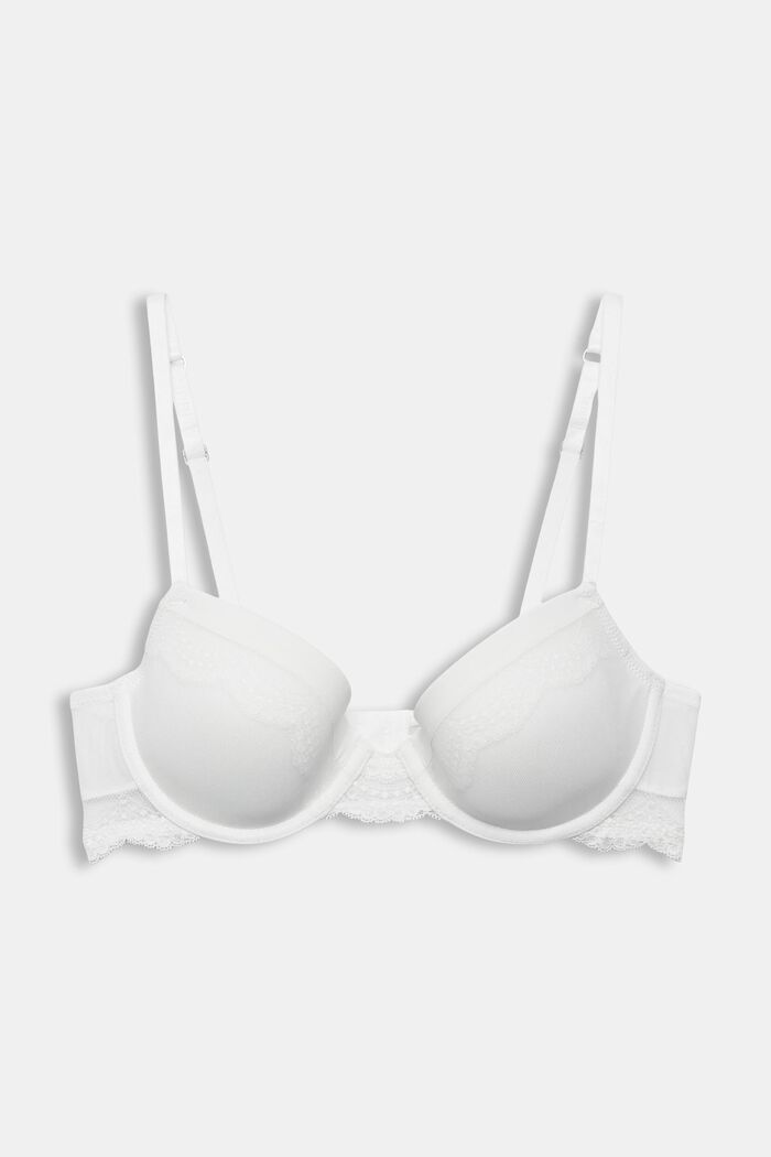 Bras with wire, OFF WHITE, overview