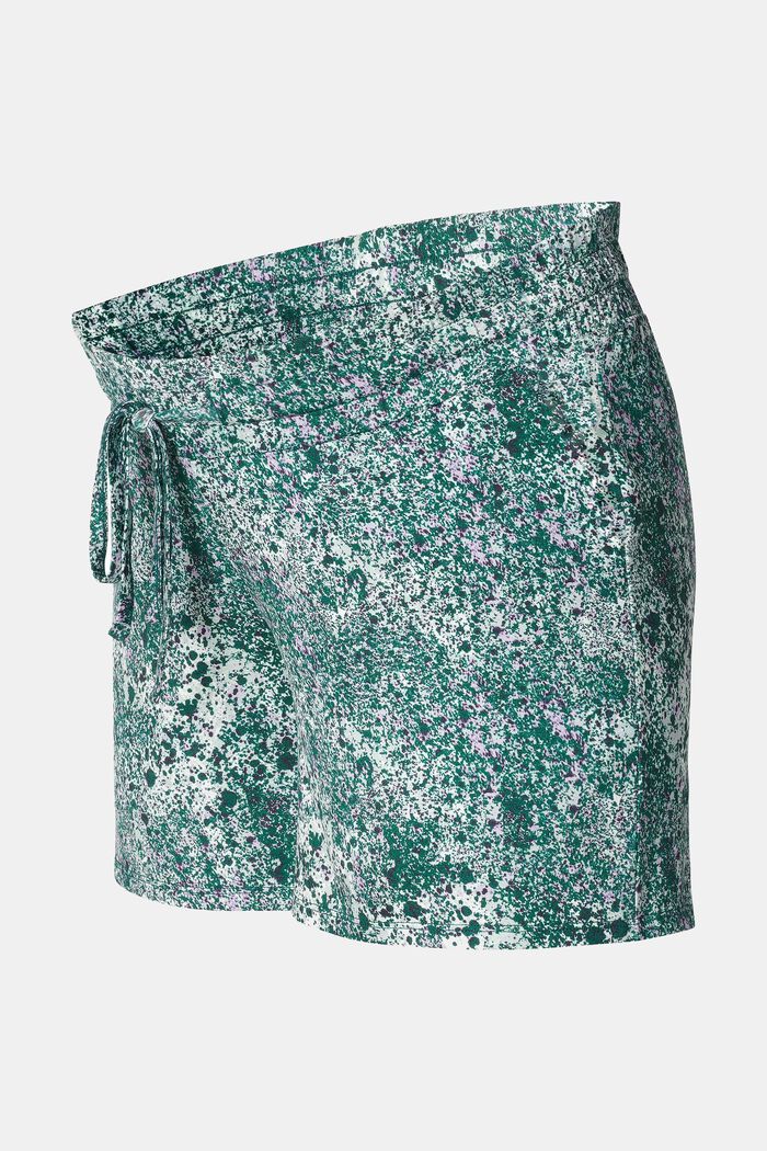 Jersey shorts with all-over print, PASTEL BLUE, detail image number 2