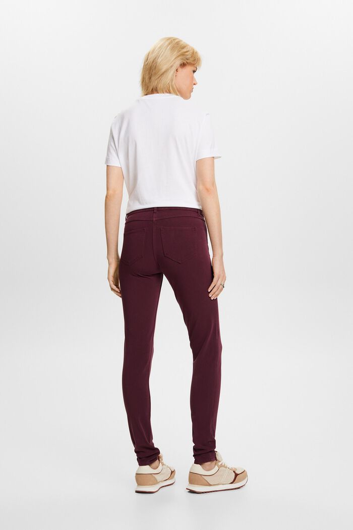 Stretch trousers, AUBERGINE, detail image number 3