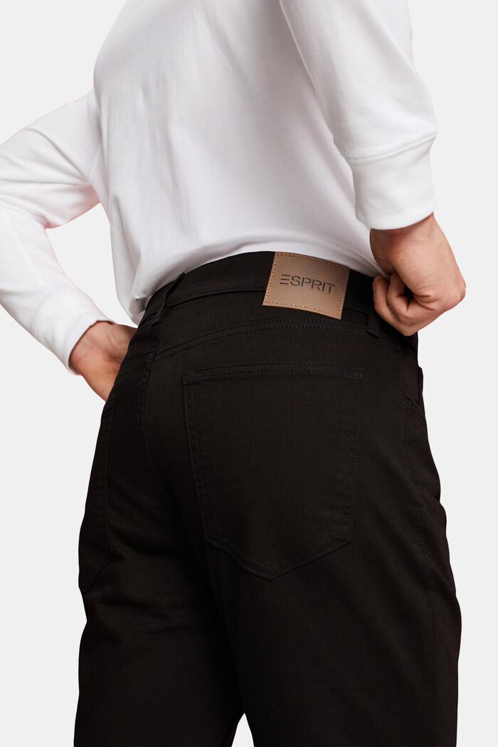Slim fit trousers, BLACK, detail image number 4