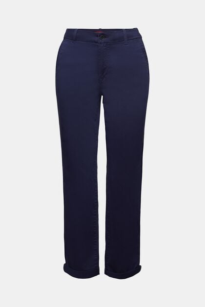 Straight Fit Mid-Rise Chino Pants