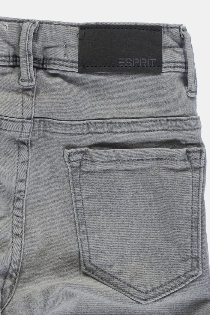 Jeans with an adjustable waistband, GREY MEDIUM WASHED, detail image number 2