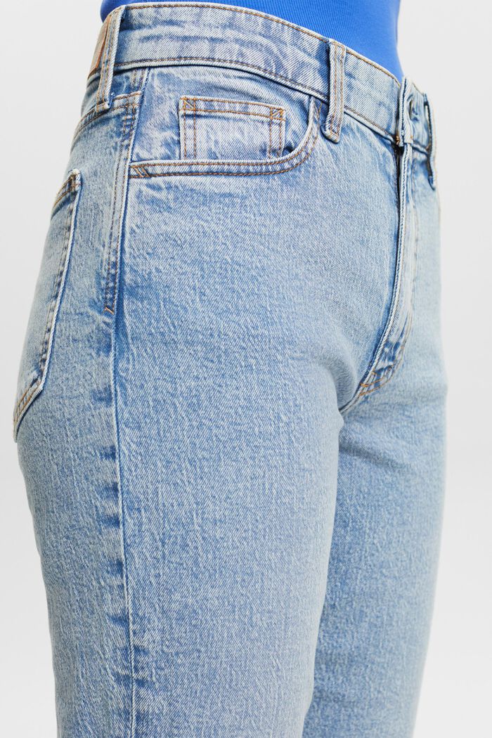 High-Rise Retro Classic Jeans, BLUE LIGHT WASHED, detail image number 4