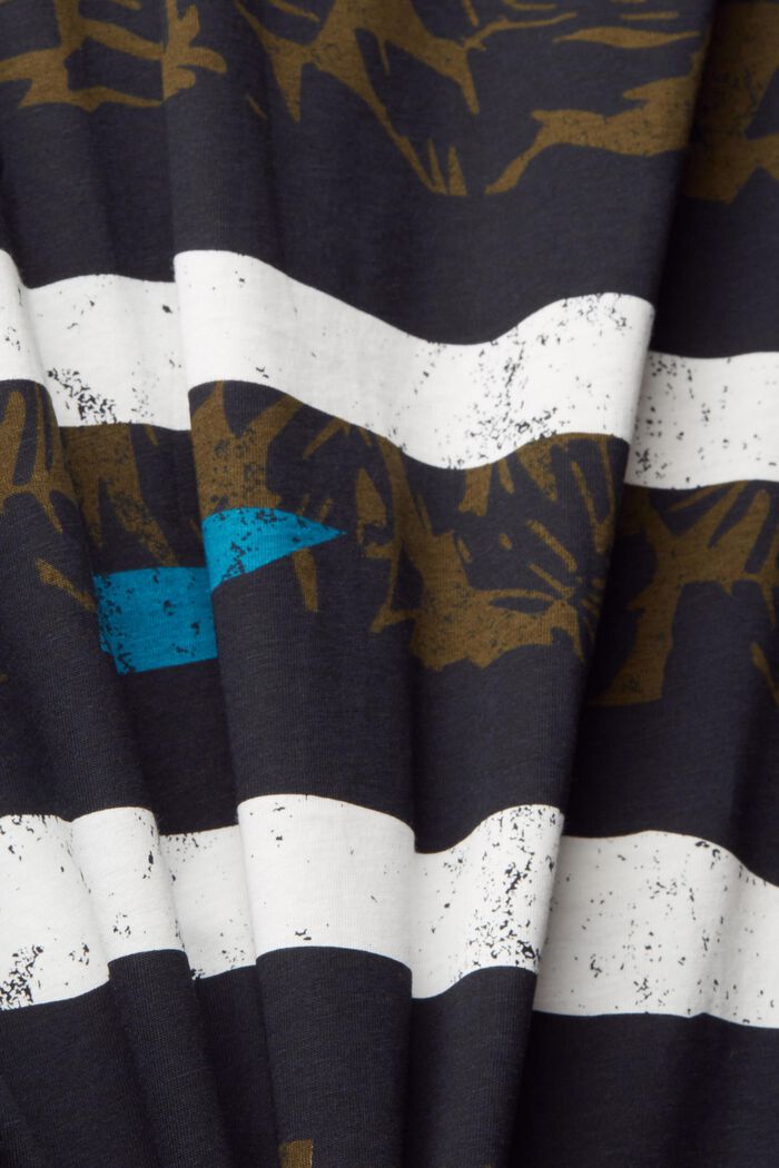 T-shirt with print, BLACK, detail image number 4