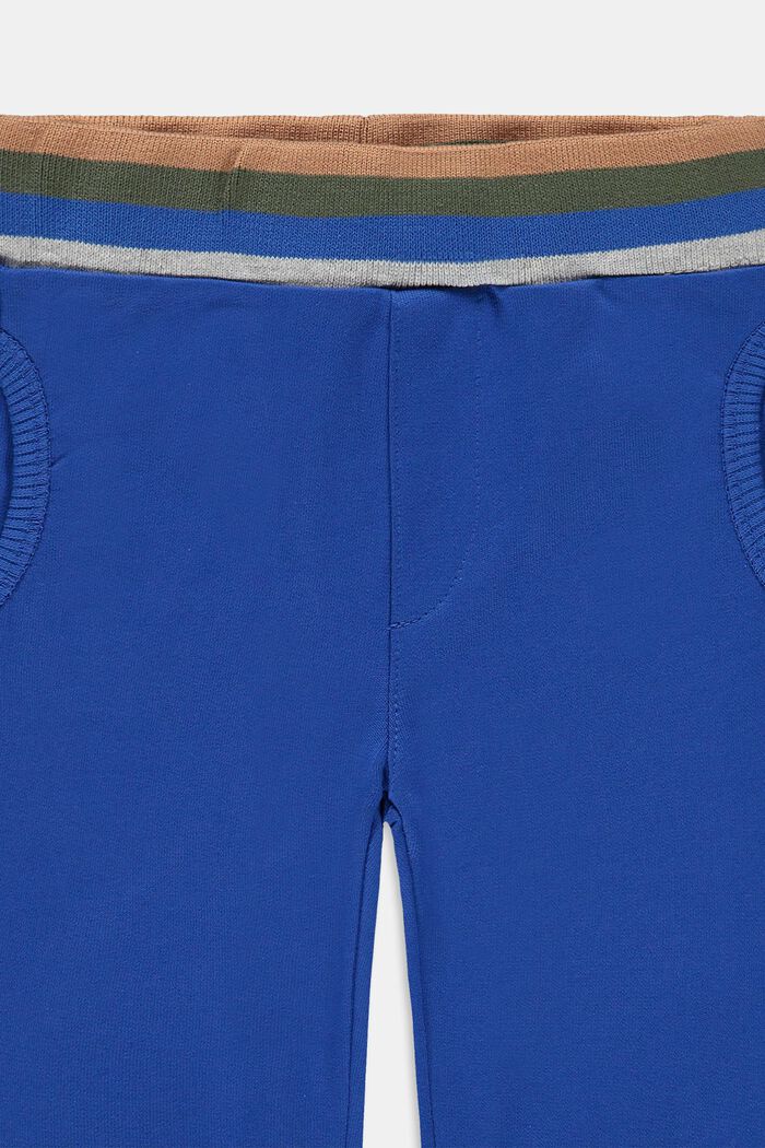 Tracksuit bottoms in 100% organic cotton, BLUE, detail image number 2