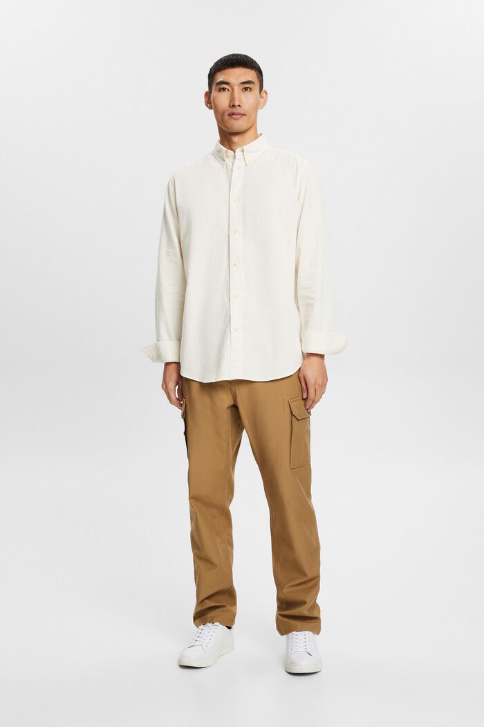 Corduroy shirt, 100% cotton, ICE, detail image number 0
