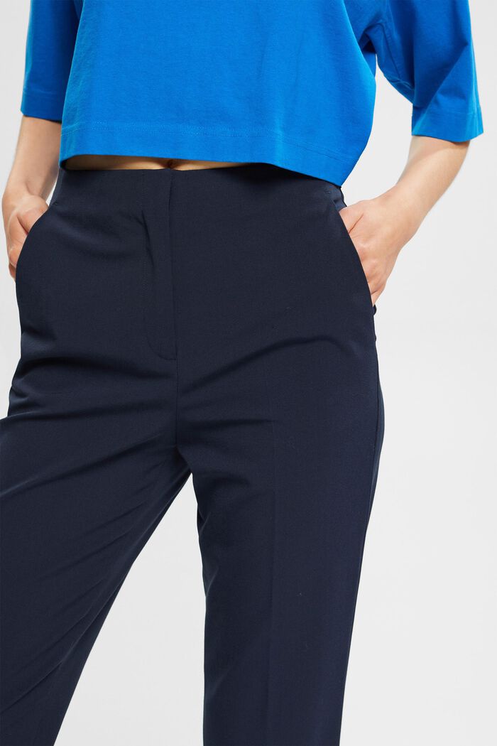 Cropped trousers, NAVY, detail image number 3