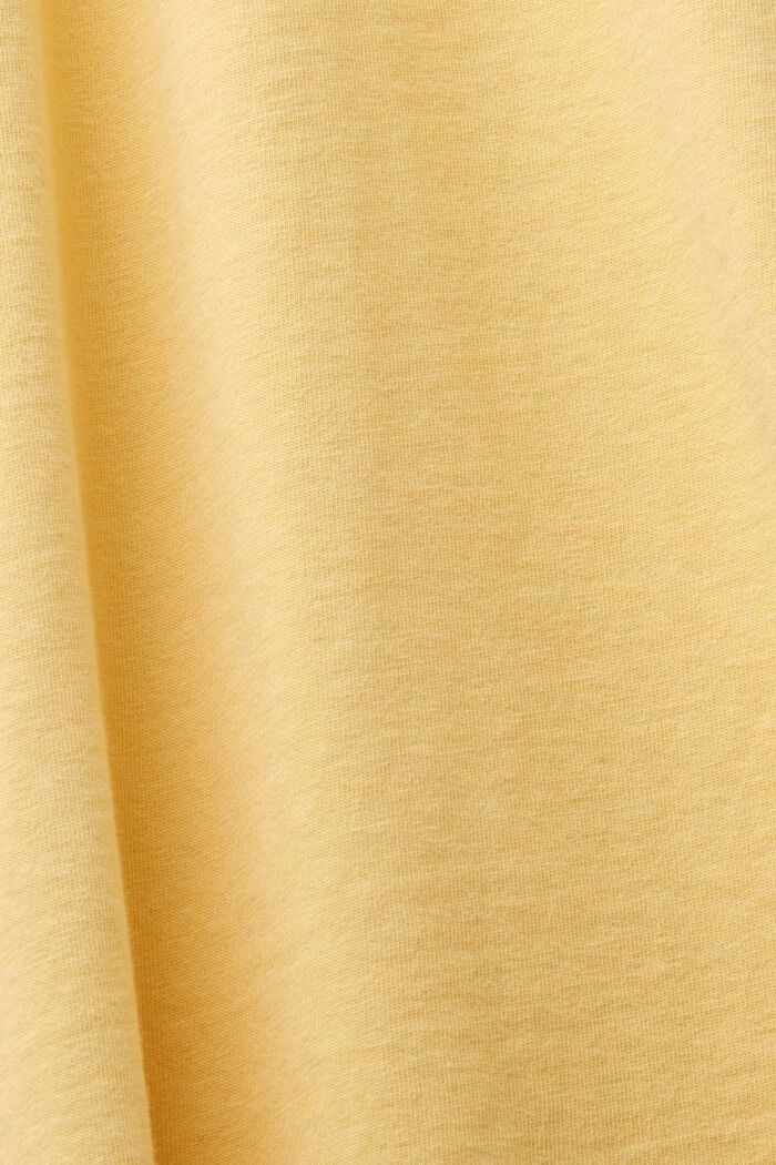 Logo Cotton Polo Shirt, SUNFLOWER YELLOW, detail image number 4