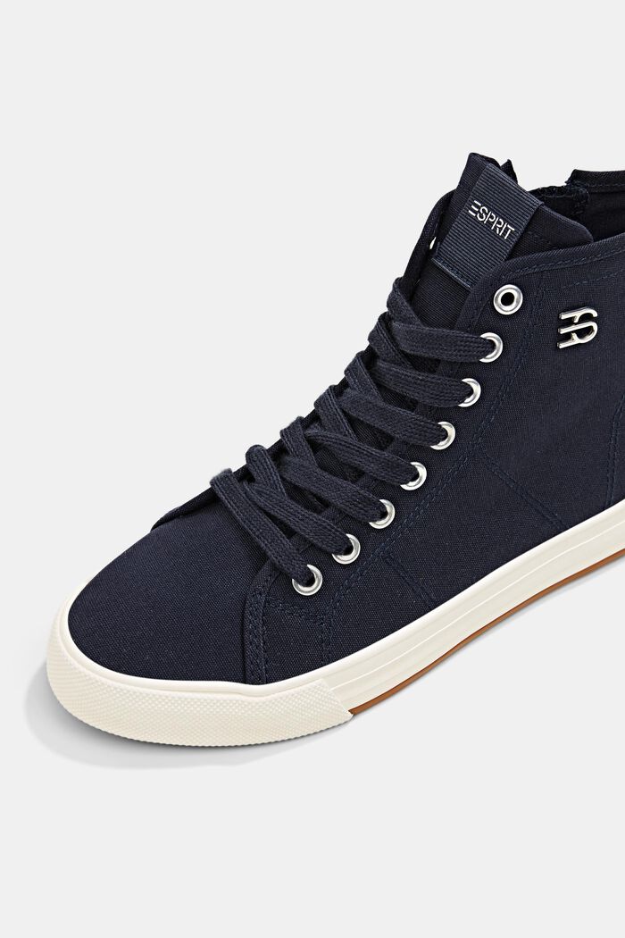Trainers with a high shaft, NAVY, detail image number 3
