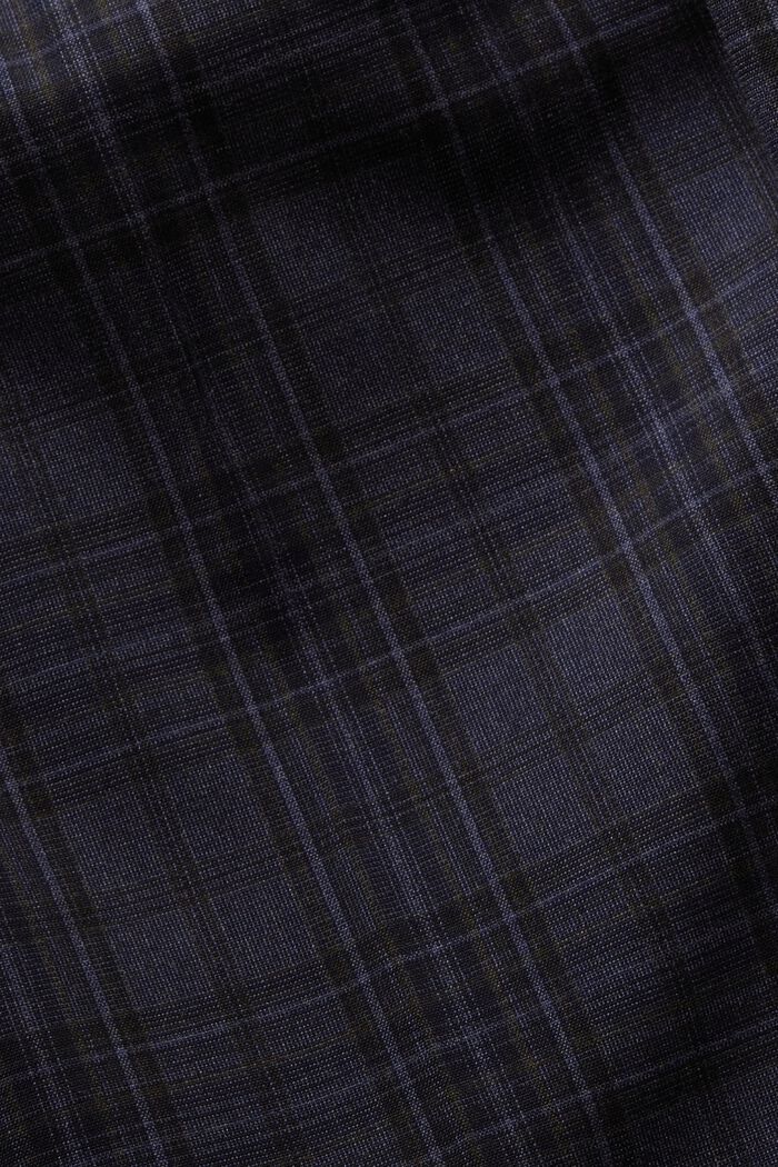 Checkered trousers, DARK BLUE, detail image number 6