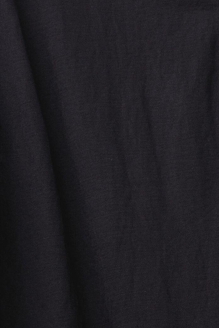 Jumpsuit with button placket, BLACK, detail image number 1