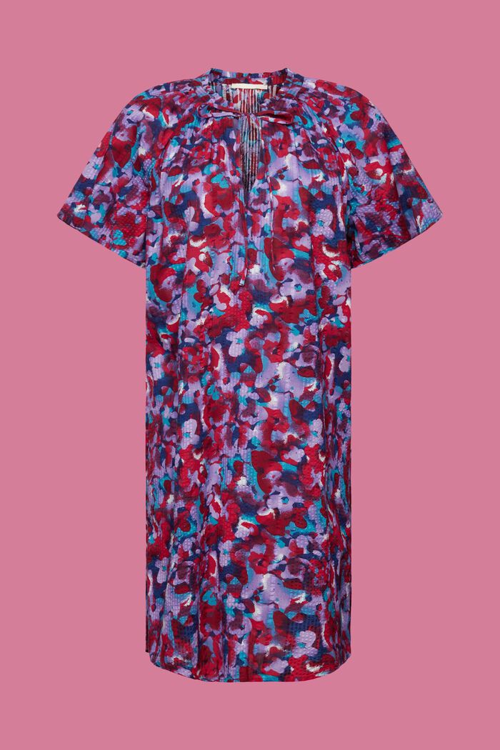 Textured cotton dress, INK, detail image number 6
