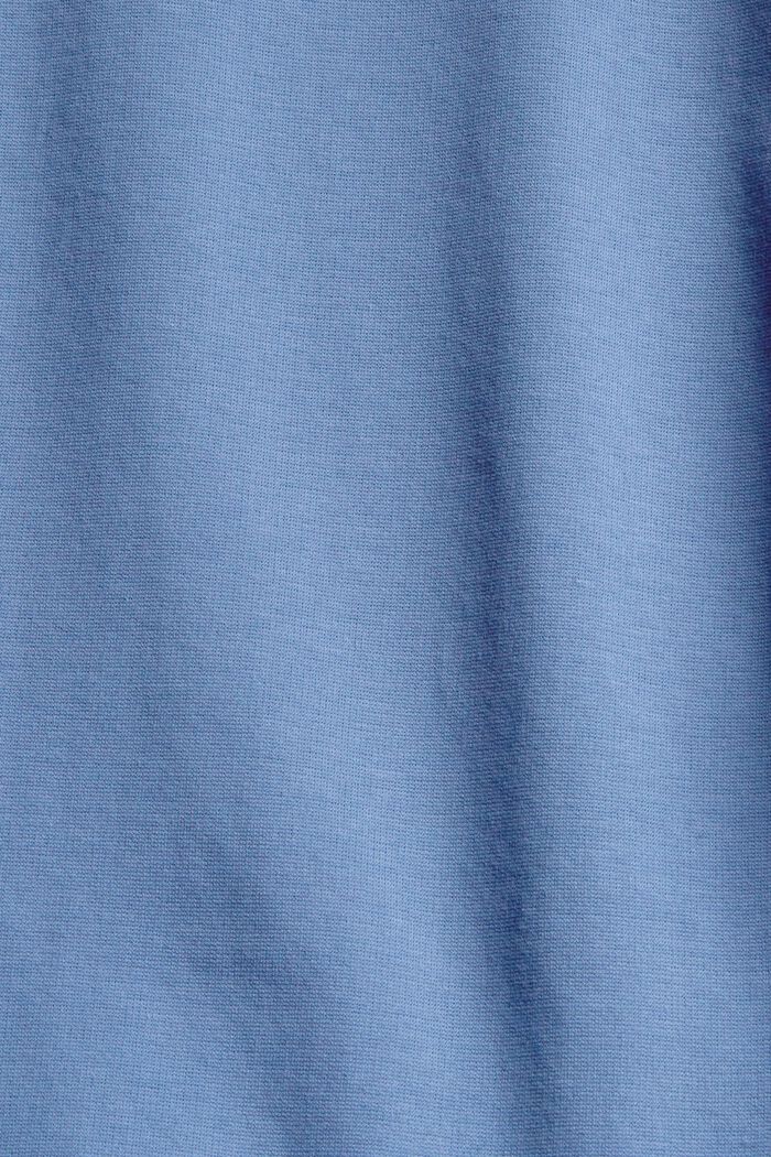 Flared T-shirt dress, organic cotton blend, BLUE LAVENDER, detail image number 4