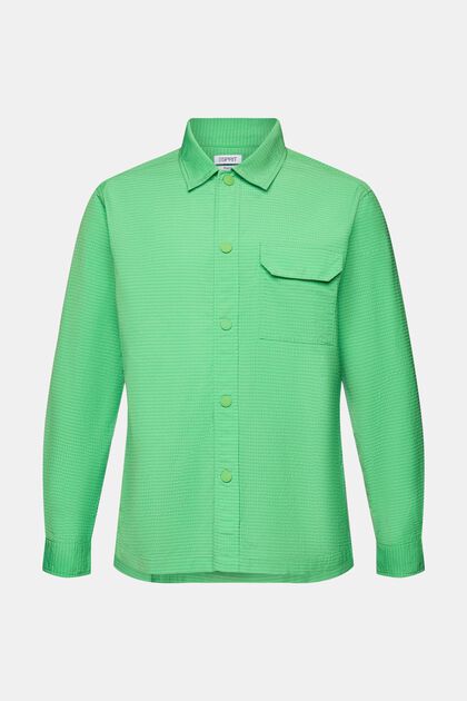 Textured Long-Sleeve Shirt