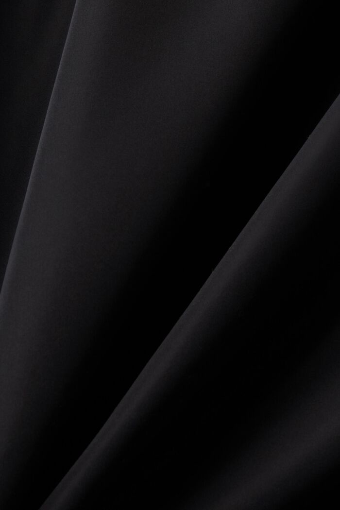 Detachable Hooded Coat, BLACK, detail image number 5