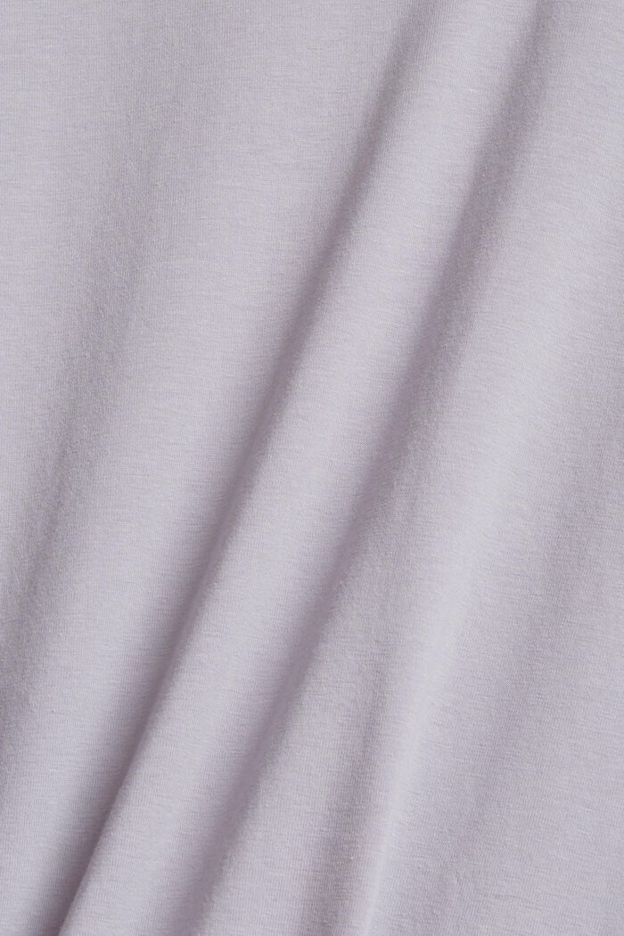 Lace-trimmed jersey nightshirt, LIGHT BLUE LAVENDER, detail image number 4