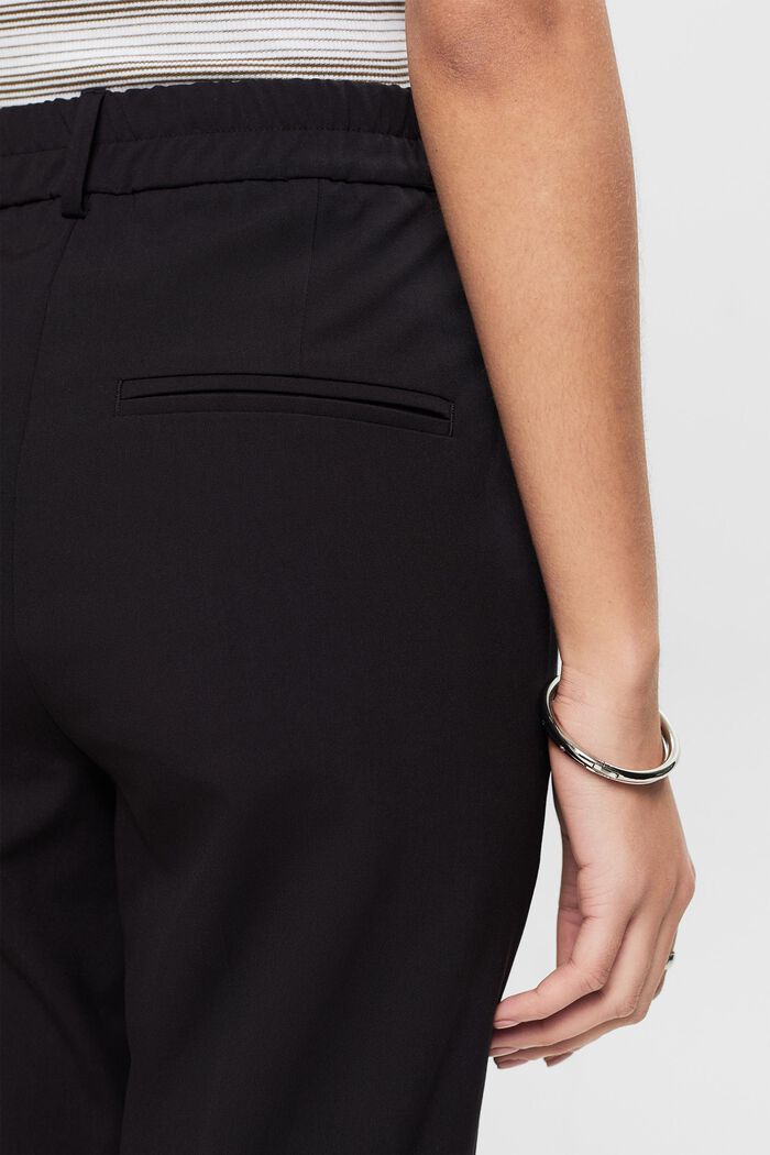 Crepe Straight Leg Pants, ANTHRACITE, detail image number 3