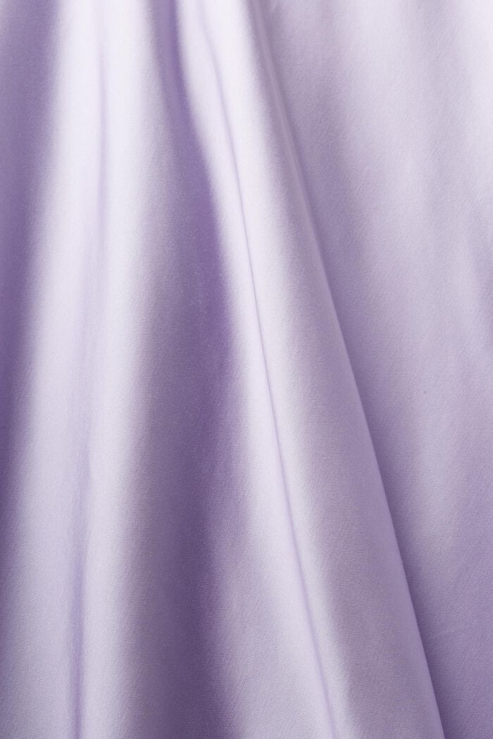 Satin Midi Skirt, LAVENDER, detail image number 4