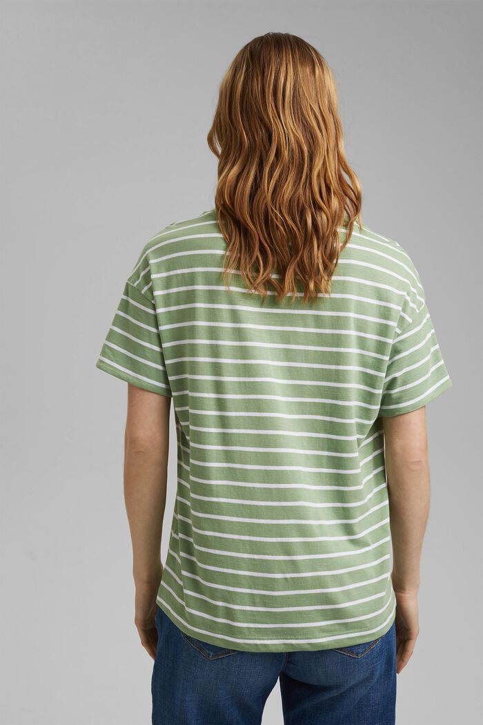 T-shirt made of organic cotton and TENCEL™/modal, LEAF GREEN, detail image number 3