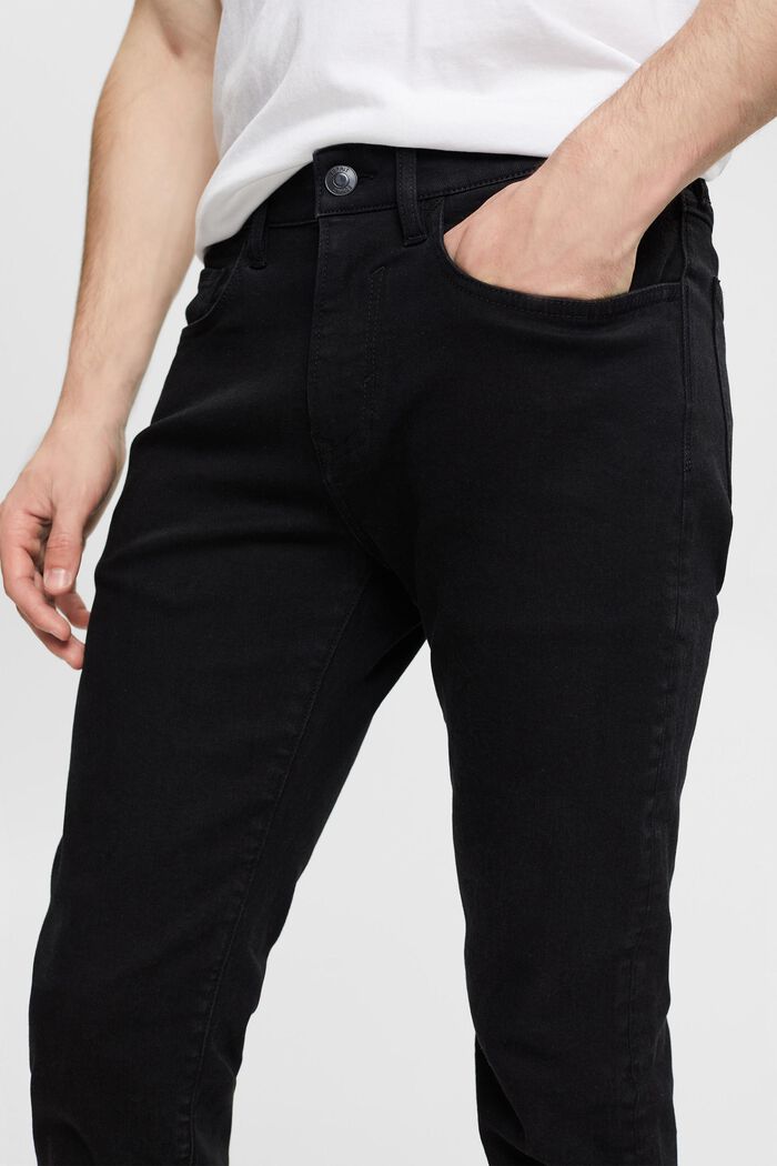 Organic cotton jeans, Dual Max, BLACK RINSE, detail image number 0
