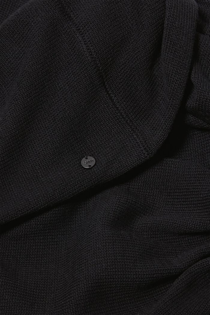 Knitted snood, BLACK, detail image number 1