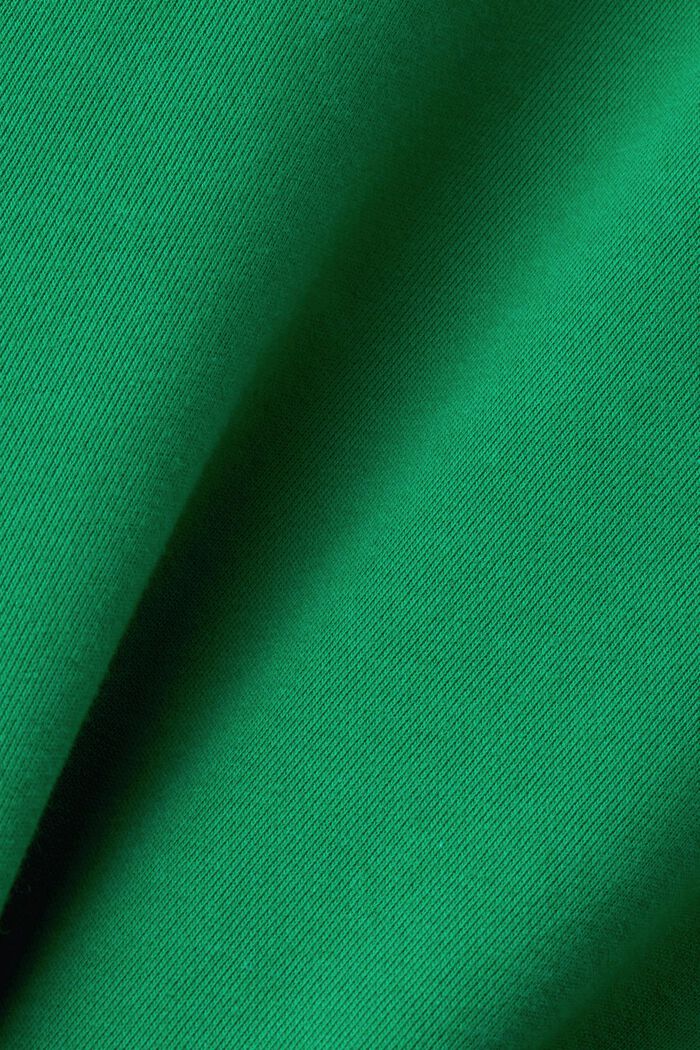 Cropped hoodie with dolphin logo, GREEN, detail image number 6