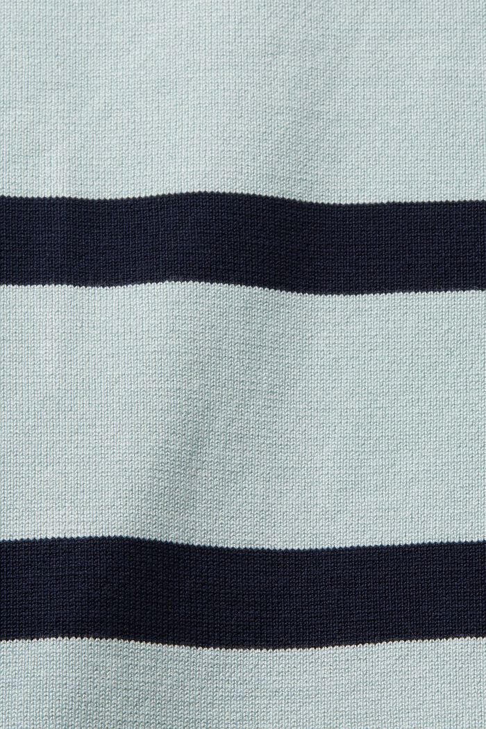 V-Neck Sweater, NEW LIGHT AQUA GREEN, detail image number 5