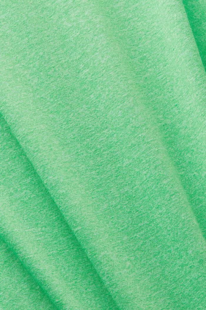 Melange Polo Shirt, CITRUS GREEN, detail image number 4