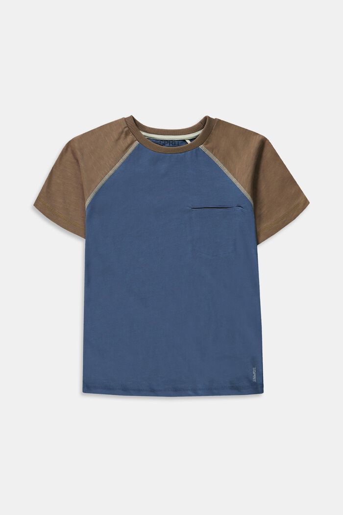100% cotton T-shirt, GREY BLUE, detail image number 0