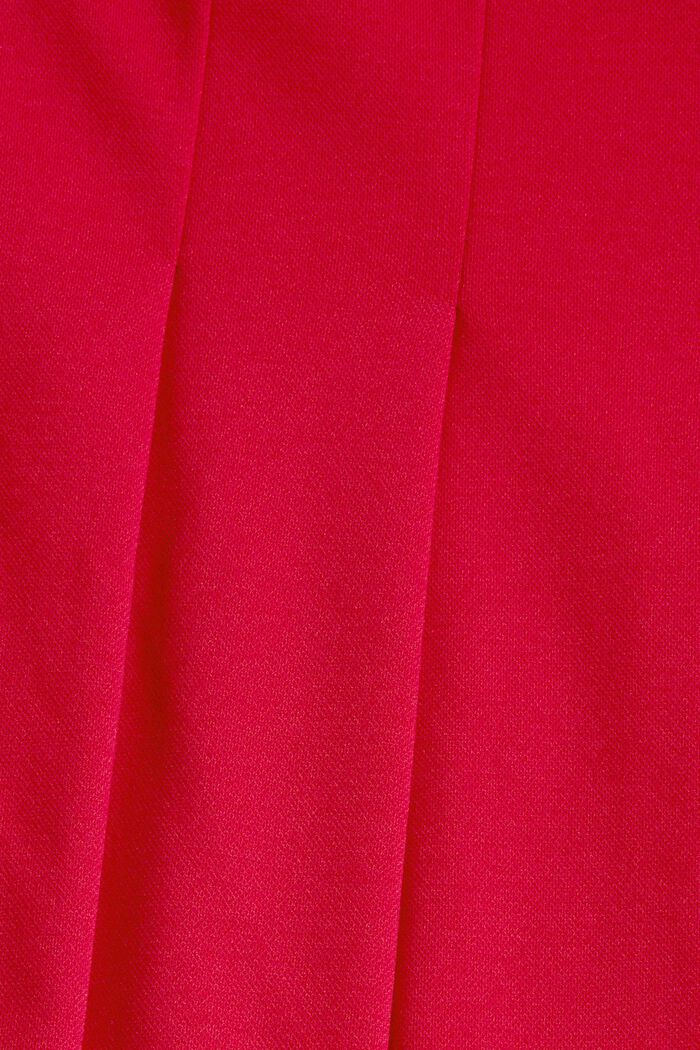Jersey tennis skirt, RED, detail image number 4