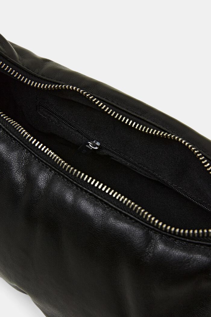 Padded Shoulder Bag, BLACK, detail image number 3