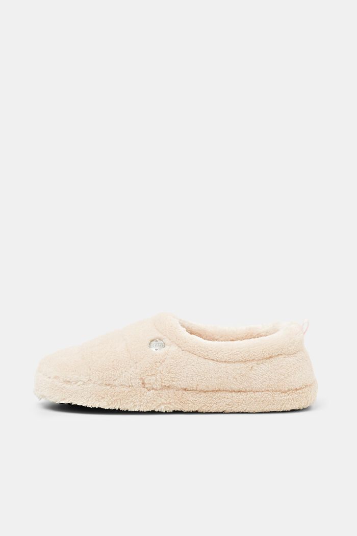 Basic home slippers, BEIGE, detail image number 0