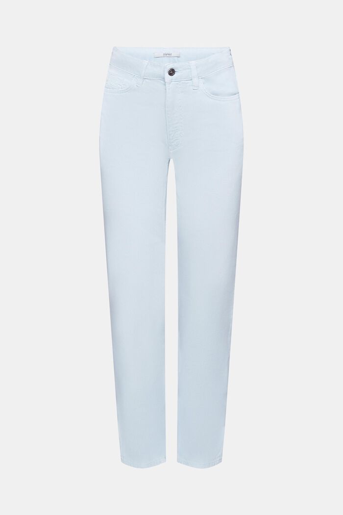 Mom fit twill trousers, PASTEL BLUE, detail image number 6
