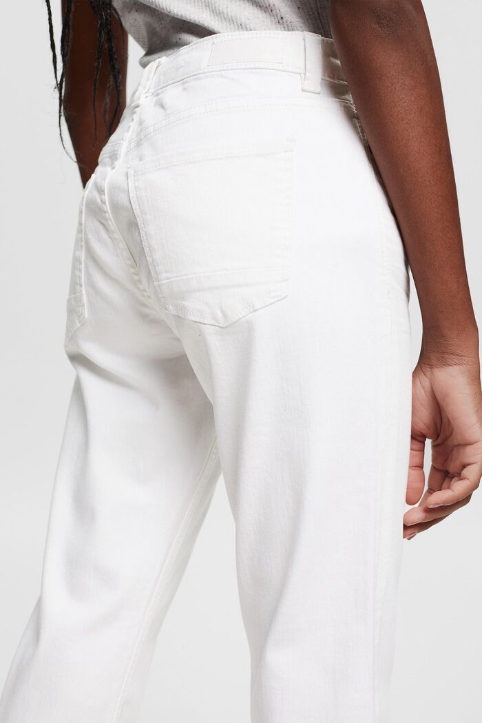 Stretch jeans containing organic cotton, WHITE, detail image number 5