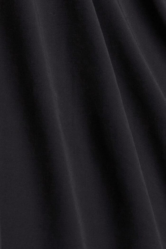 Blouse with LENZING™ ECOVERO™, BLACK, detail image number 4