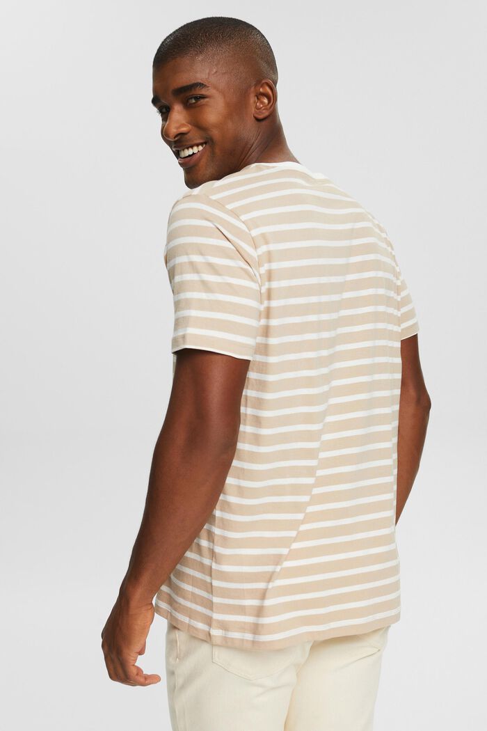 Jersey T-shirt with stripes, SKIN BEIGE, detail image number 3