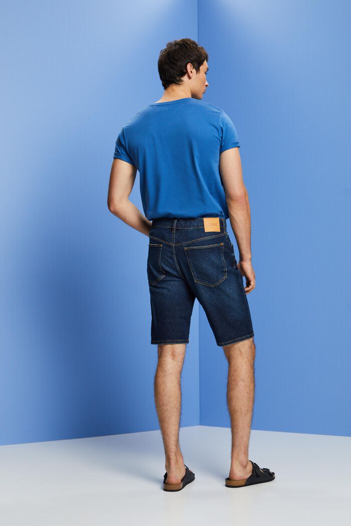 Jeans bermuda shorts, BLUE LIGHT WASHED, detail image number 3