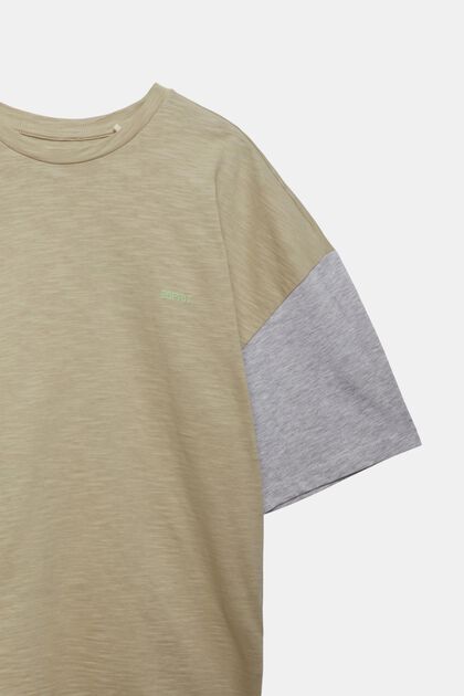Two-Tone Slub T-Shirt