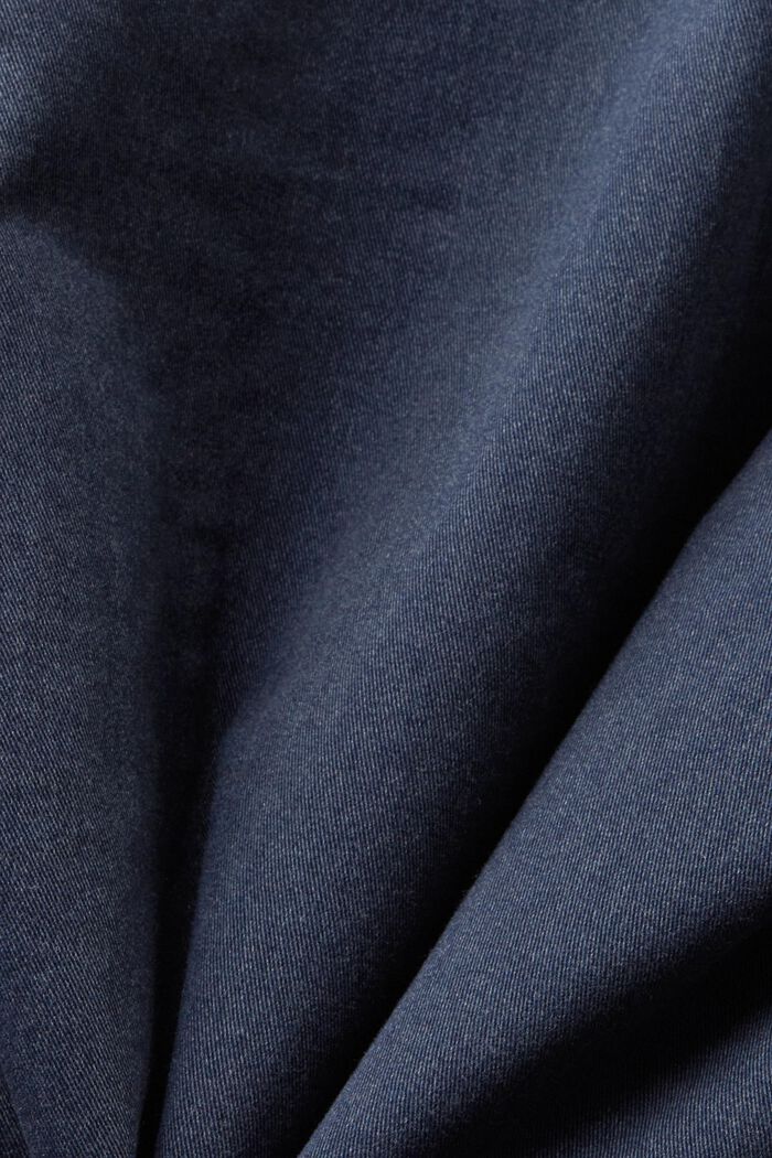Cropped Cotton-Twill Jacket, NAVY, detail image number 5