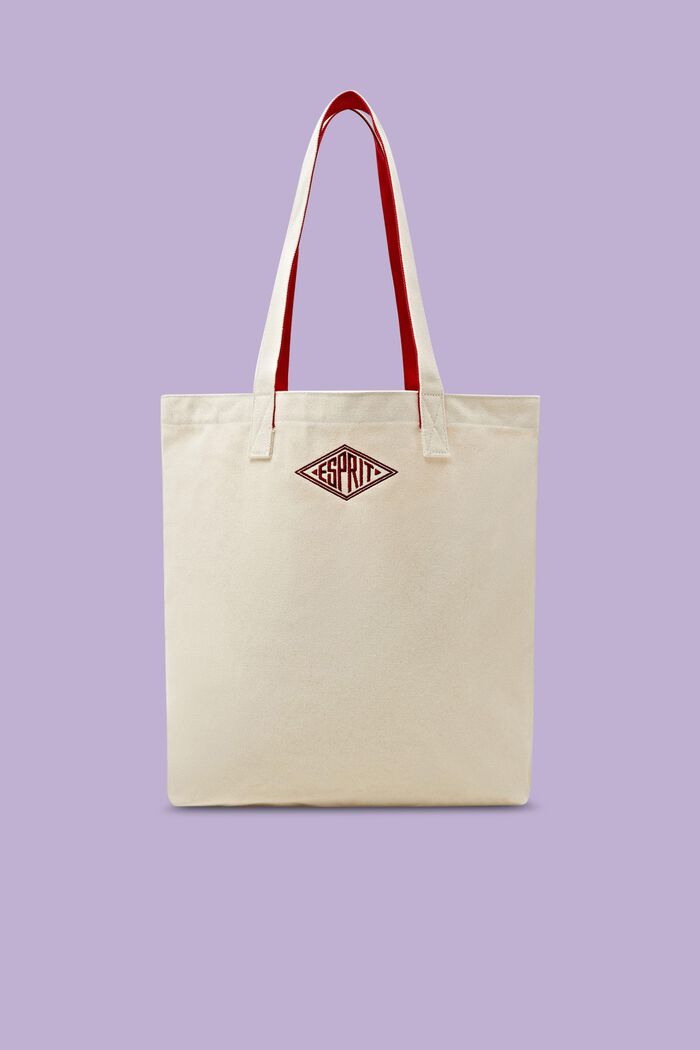 Logo Cotton Tote Bag, ICE, detail image number 0